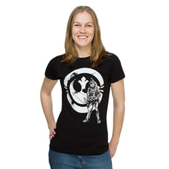 NEW Star Wars Best Co-Pilot in the Rebellion T-Shirt Top Size Medium - Picture 1 of 4